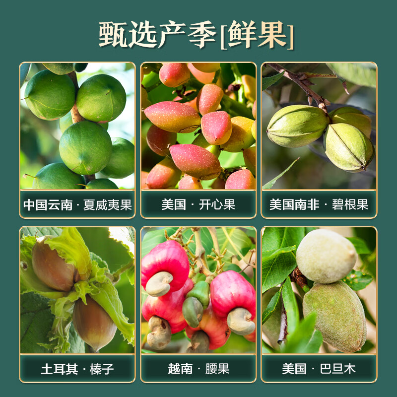 良品铺子 纯坚果礼盒2156g/15袋干果零食大礼包开心果团购礼物礼品