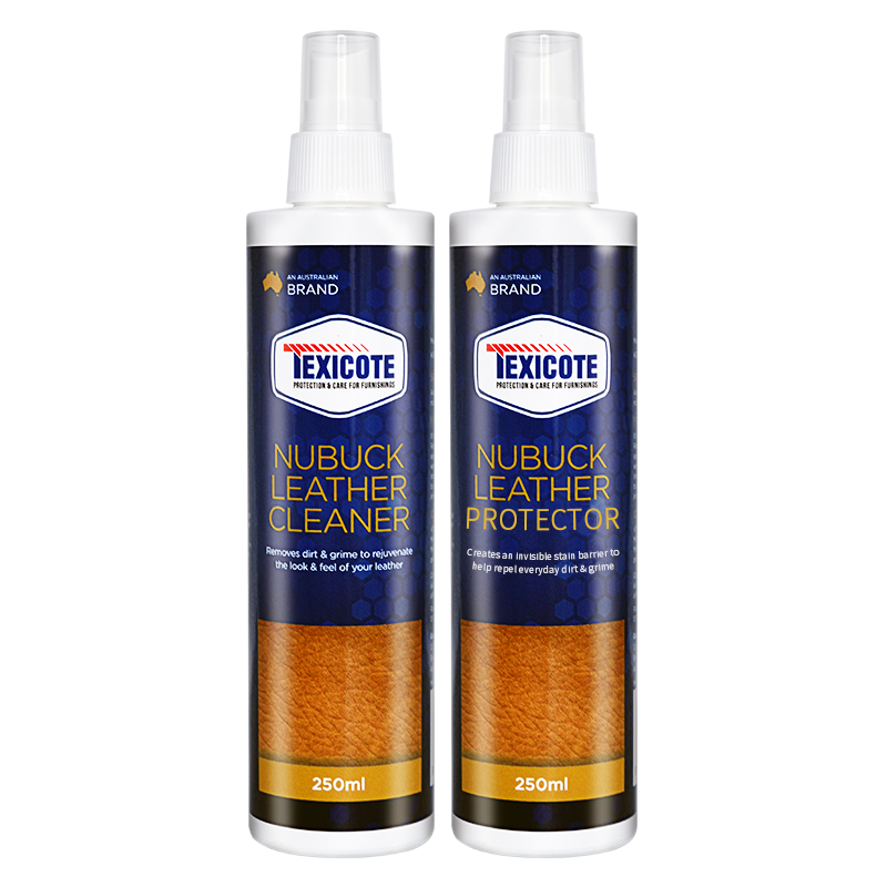TEXICOTE进口翻毛皮清洁护理剂磨砂皮绒面皮反毛皮雪地靴套装250ml+250ml 绒面皮清洁护理套装