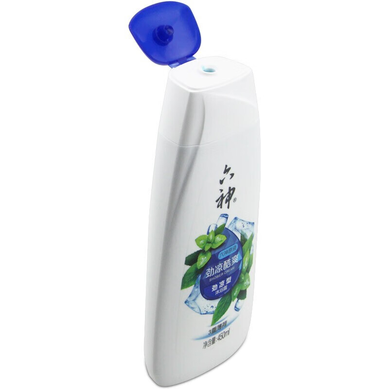 六神 沐浴露 劲凉酷爽沐浴露 三重薄荷 450ml*10瓶 新老装随机