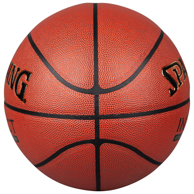 斯伯丁（SPALDING）篮球TF传奇金色经典赛事室内外7号标准篮球PU皮耐磨77-228Y