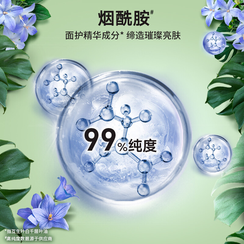 力士（LUX）植萃精油香氛沐浴露 蓝风铃香与烟酰胺 550g 晶透亮肤 留香男女士