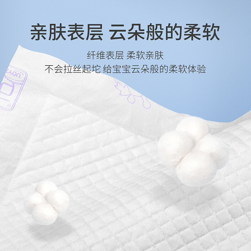德佑婴儿一次性隔尿垫160片25*33cm护理垫吸水不反渗建议6kg以内 【弱酸亲肤】银装S码160片
