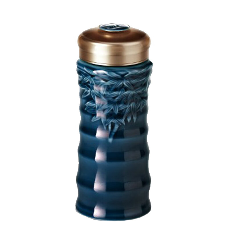 乾唐轩 竹节随身杯 双层 350ML （20个/箱）多色可选