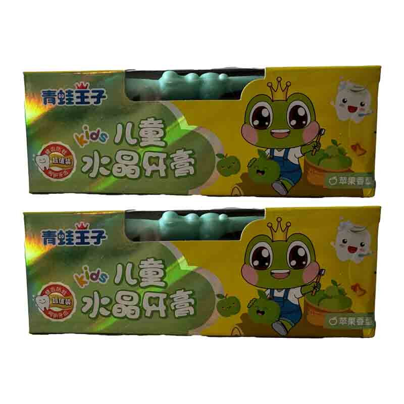 青蛙王子牙膏 苹果香型50g*2支 防蛀牙 防龋齿 护龈固齿 温和清新 