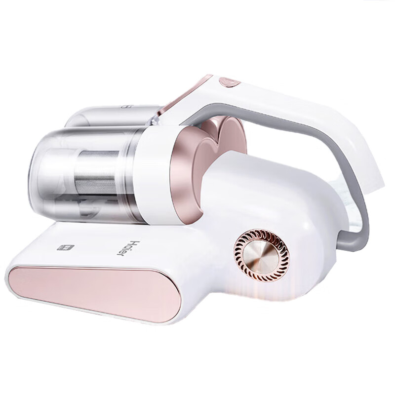 海尔（Haier）除螨仪家用手持床上大吸力双杯智能除螨仪超声波紫外线热风除湿 HZ-C9W 