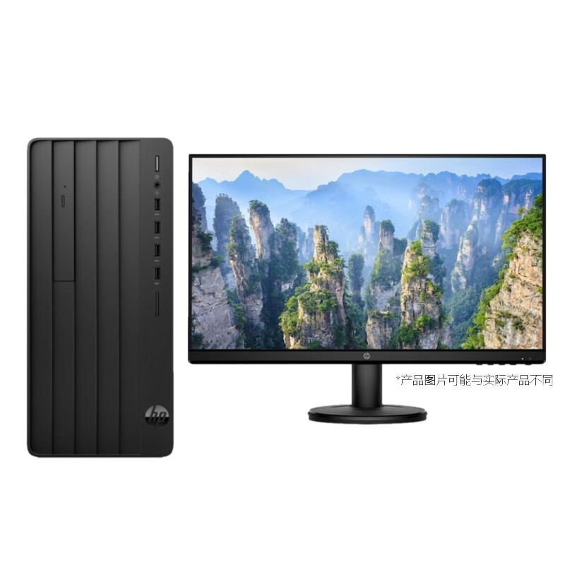 惠普（HP）Pro 200 G9 高性能台式机电脑 G6升级款 I5-13500/32G/2T+256G固态/23.8显示器/定制 升级型号PRO 200 G9 +23.8显示器定制配置：I5-13500/16G/2T+256G