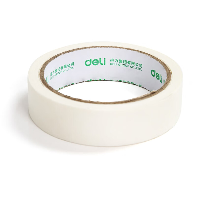 得力（deli）30670美纹纸胶带/装修遮蔽带/无痕纸/贴膜 24mm*20y*145um(18.3m/卷)(6卷/筒)2筒【ZY】 30670胶带