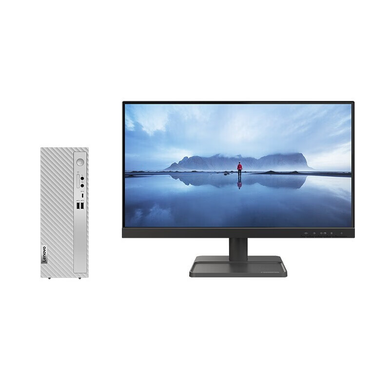 联想(Lenovo)天逸510S  英特尔酷睿i5 商务办公台式电脑整机(I5-12400 16G 512G 23.8英寸）定制 主机+23.8英寸I5-12400 16G 512G 集成