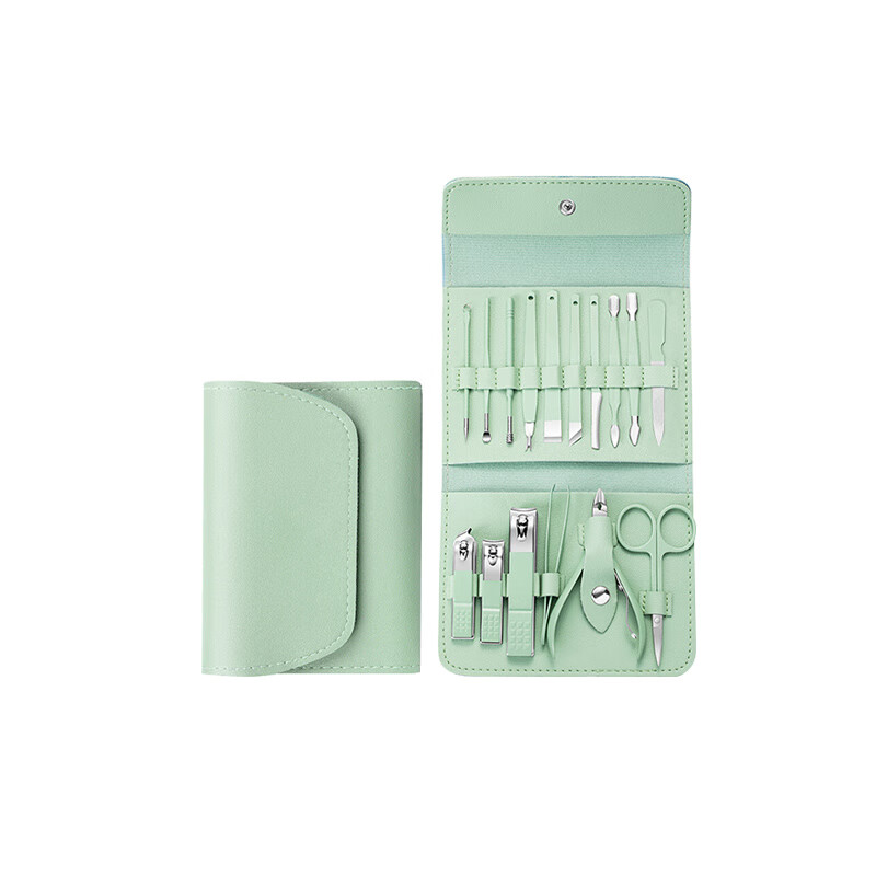 艾逸瑶选茱莉亚马卡龙修容修甲工具17件套GJ-8015 GJ-8015