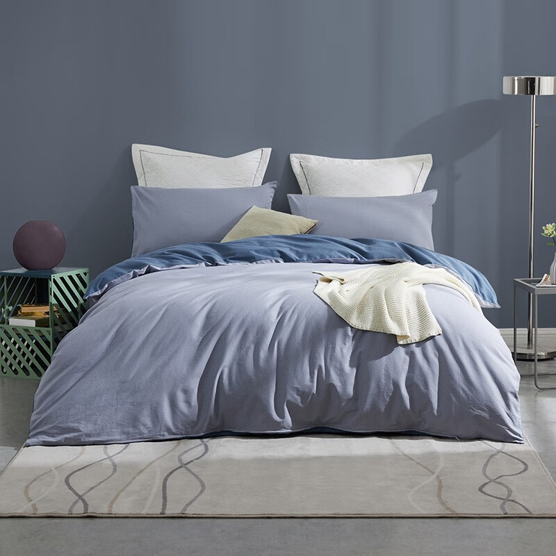 罗莱家纺  简约诺曼罗莱诺曼全棉四件套