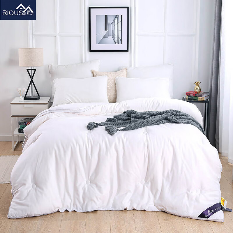 蕊丝坊  加厚提花立体舒适纯棉冬被
