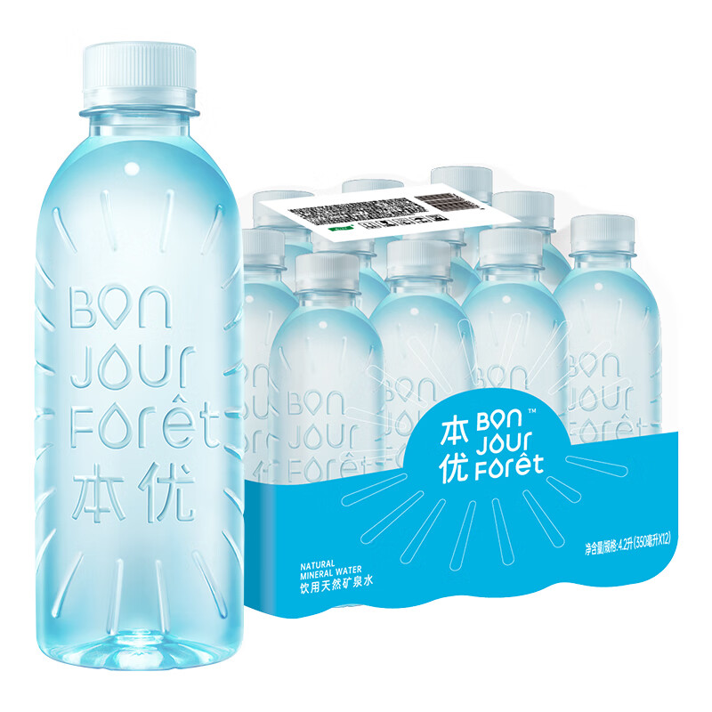 怡宝本优矿泉水350ml*12[彩膜],12联包 怡宝矿泉水350ml*12