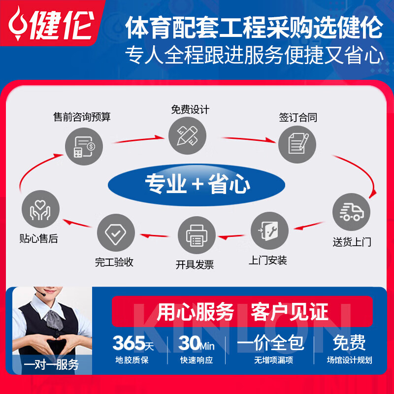 健伦健伦篮球架标准成人户外移动凹箱篮球架（包安装含防撞套）