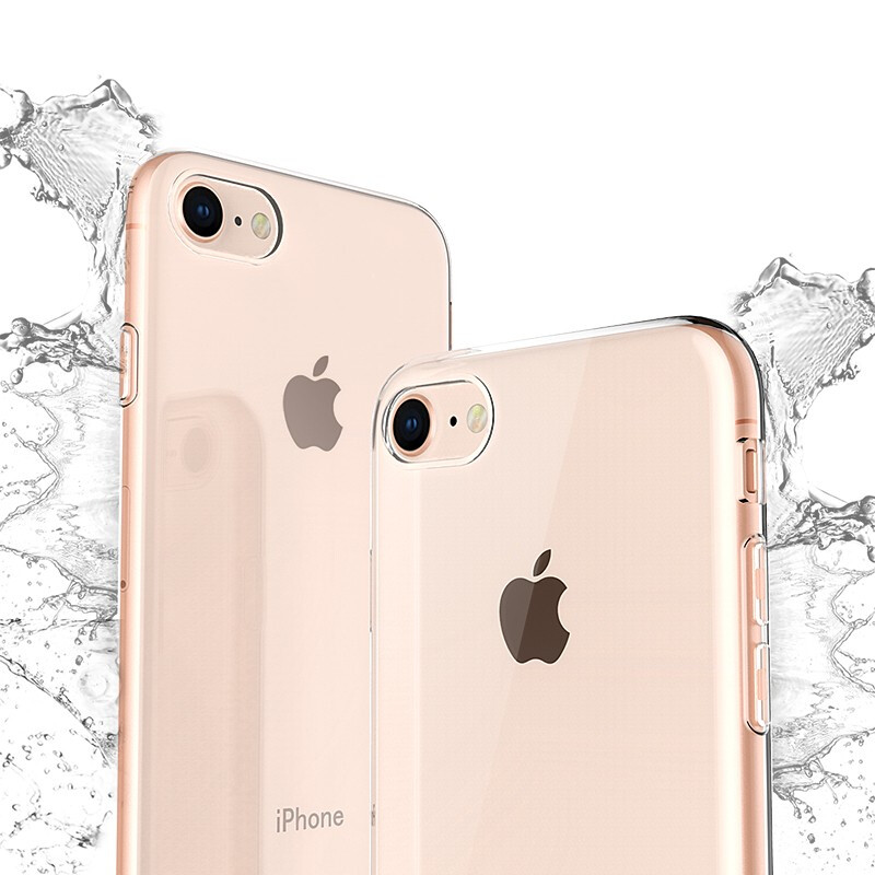 ESCASE 苹果7plus/8plus手机壳iphone7p/8p保护套 全包防刮防摔软壳 透明工艺手感适用于苹果7p/8p透明 iPhone 7P/8P 透明软壳