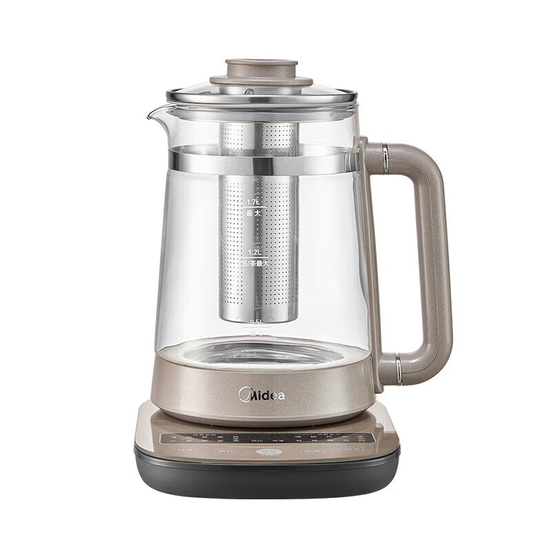 美的养生壶 1.7升 煮茶器 316L母婴级材质电水壶 1200W大功率烧水壶 炖煮壶 MK-GE1711 