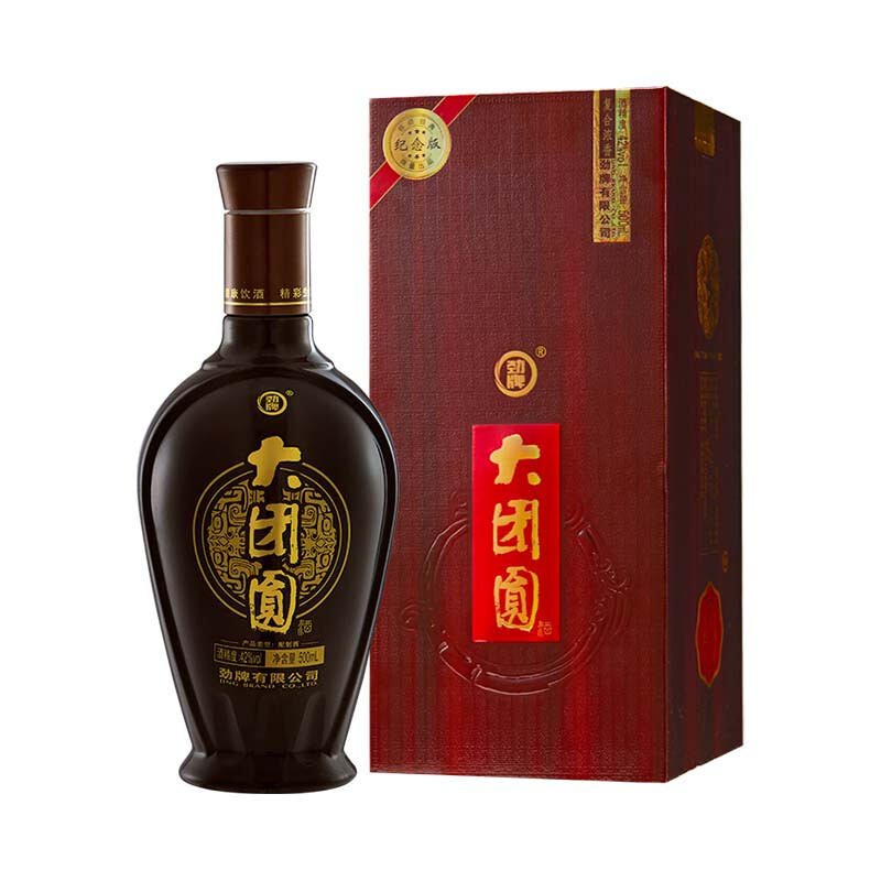 劲牌 毛铺苦荞酒  纪念版大团圆 42度 500ml 单瓶装 42度 500mL 1瓶 纪念版大团圆单瓶