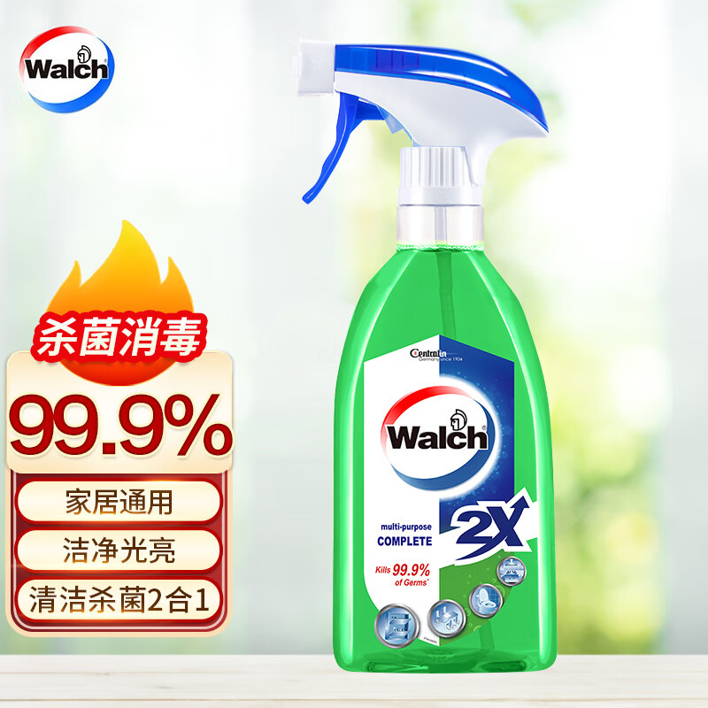 威露士（Walch）多用抗菌消毒喷雾500ml 家居硬表面清洁杀菌二合一 多用清洁500ml