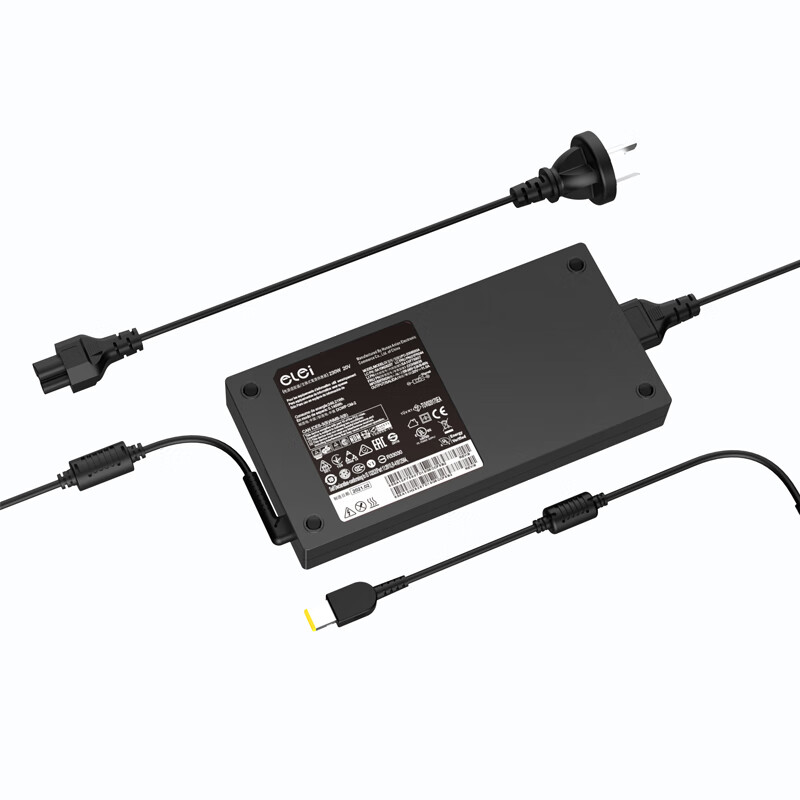 e磊 适用联想20V11.5A笔记本充电器电源适配器拯救者R720黑将T470p小新700Y700电脑电源线230W方口