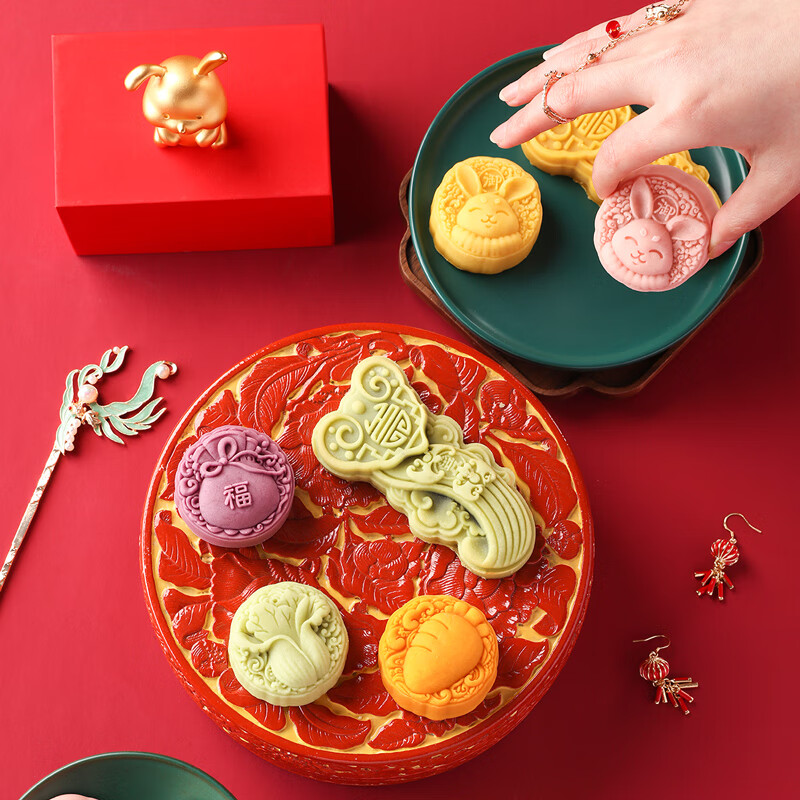 御茶膳房糕点礼盒节日礼品送礼北京特产礼物休闲零食大礼包御兔呈祥790g