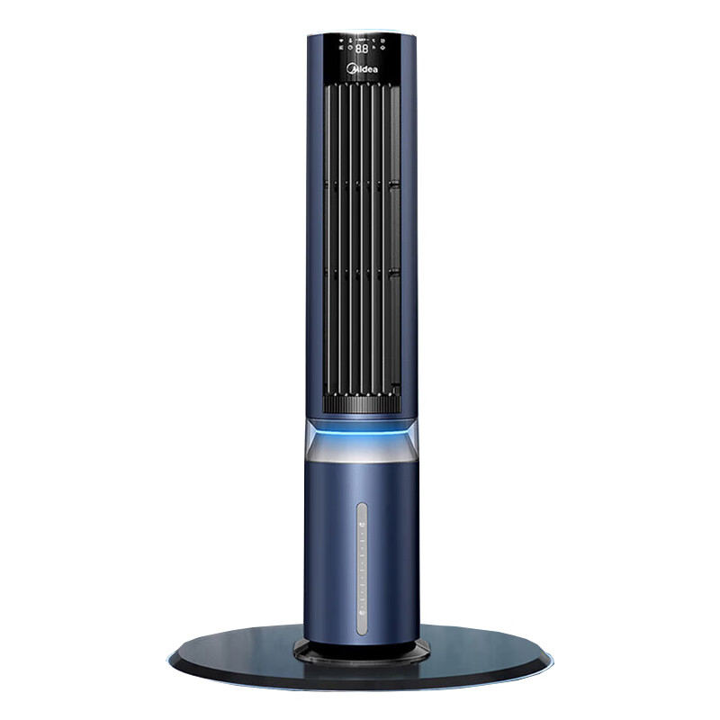 美的（Midea）冷风空调扇风机电解水降温易拆洗大风量遥控轻音双水箱风随温变AAF12PXJ 