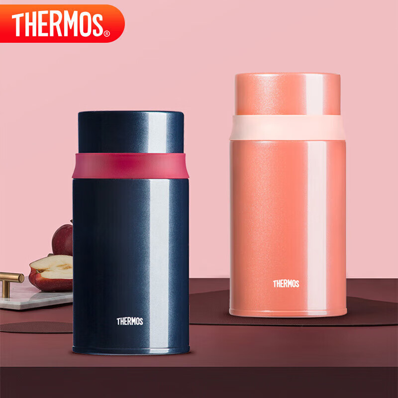 膳魔师（THERMOS）焖烧杯壶罐保温桶饭盒720毫升带泄气阀TCLD-720S DB（宝石蓝）