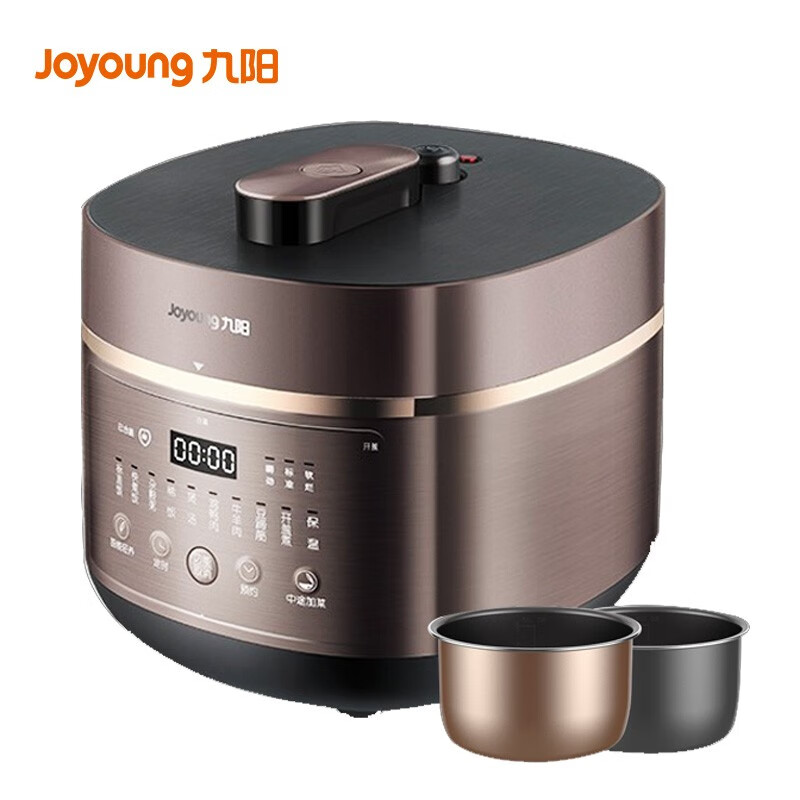 九阳（Joyoung）Y-60C29电压力锅 家用压力煲一锅双胆压力煲大容量6L 预约定时电高压锅 