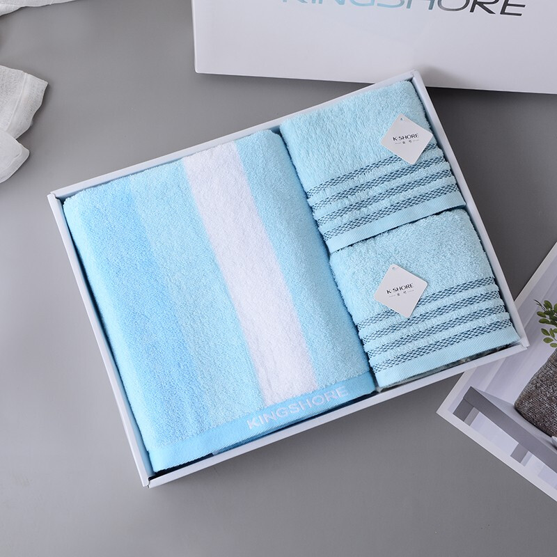 金号  纯棉毛浴巾礼盒装ZL1701-B1