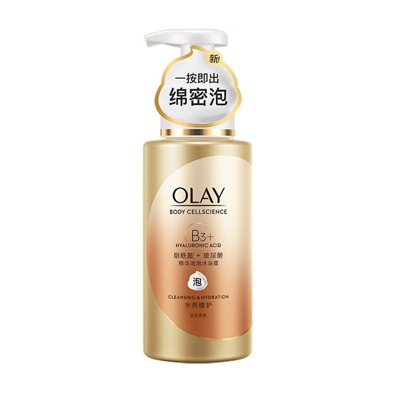 OLAY玉兰油精华沐浴露 水养臻护400ml  男女士通用