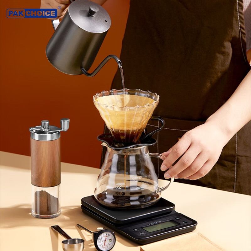 PAKCHOICE 手冲咖啡壶套装家用手磨咖啡机器具一套 【新手推荐】基础7件套