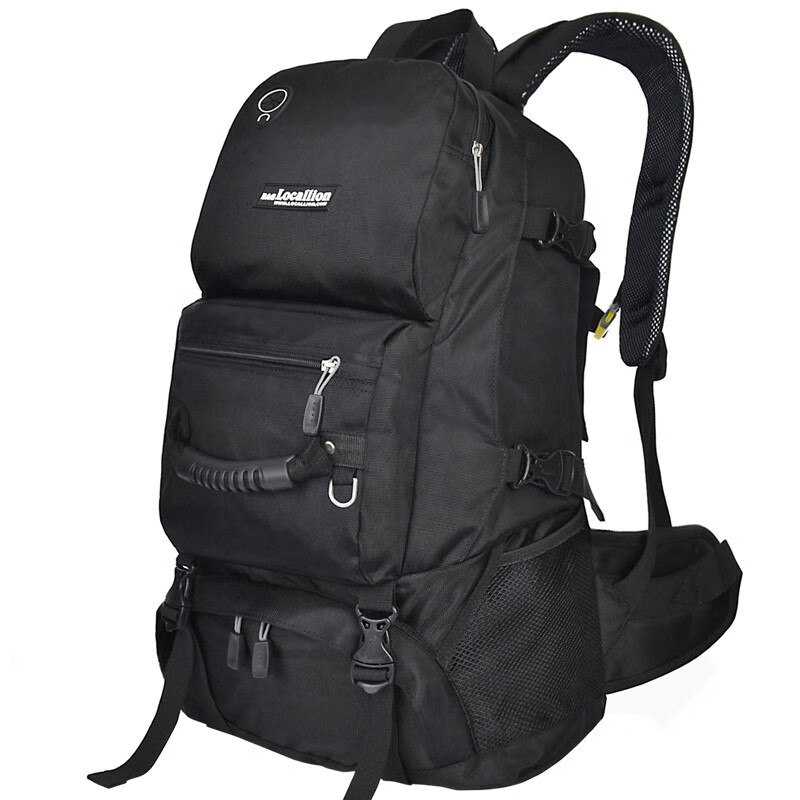 川诺背包 双肩包 069 户外运动登山包休闲背包可放15.6英寸电脑包 40L 黑色 