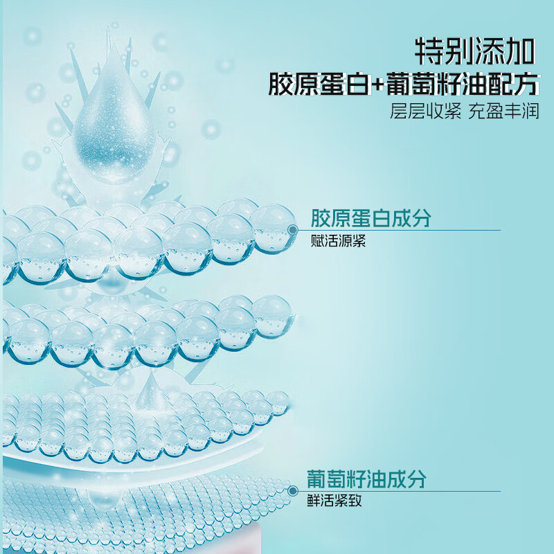 芭莎蔓（Bashaman）胶原蛋白紧润保健丹小小丸升级款紧致干涩抑菌滋润保养2盒