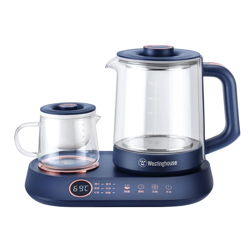 西屋养生壶套装 智能精煮手工冲泡恒温壶 伴手礼1L WEK08B 