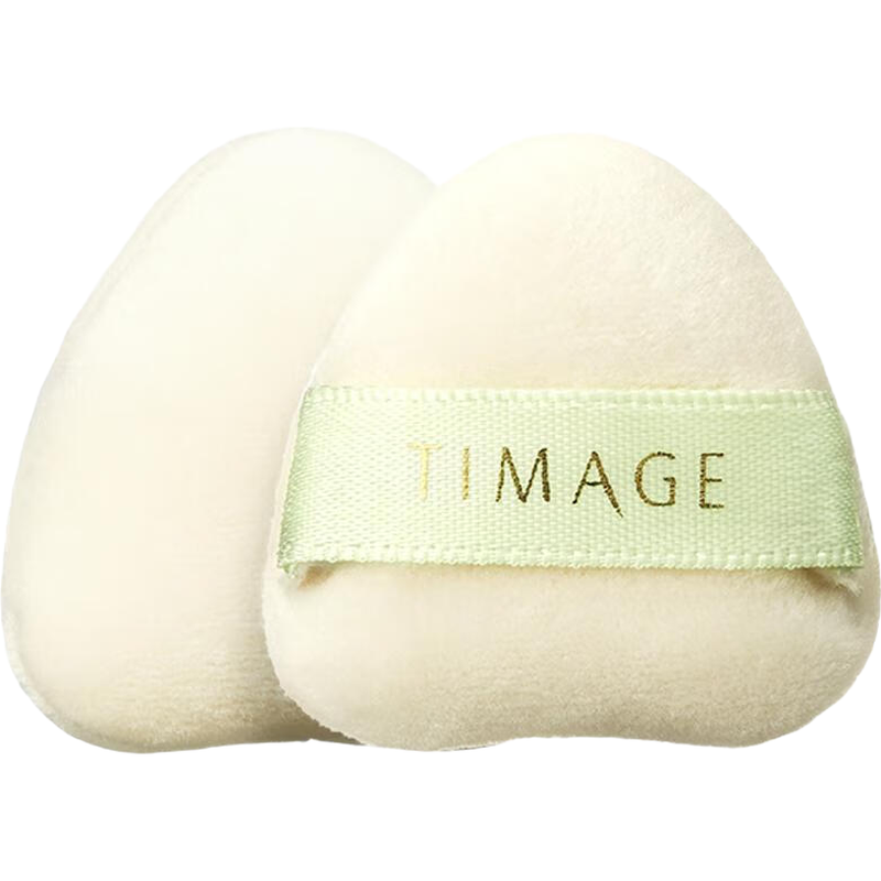 彩棠（TIMAGE）腮红毛拖鞋粉扑*2枚 服帖不吃粉粉扑哑光毛遮瑕手指粉扑 腮红毛拖鞋粉扑*1盒（2枚）