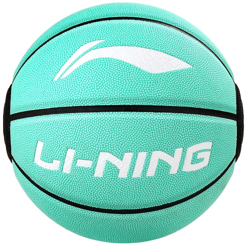 李宁（LI-NING）篮球7号成人防滑耐磨PU青少年儿童学生室外反伍蓝球七号 218-2