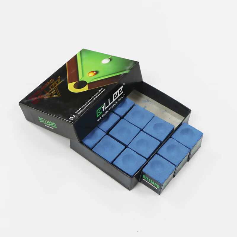 施奥德 QF-01 台球巧粉 斯诺克黑八台球杆用品 12个 一盒