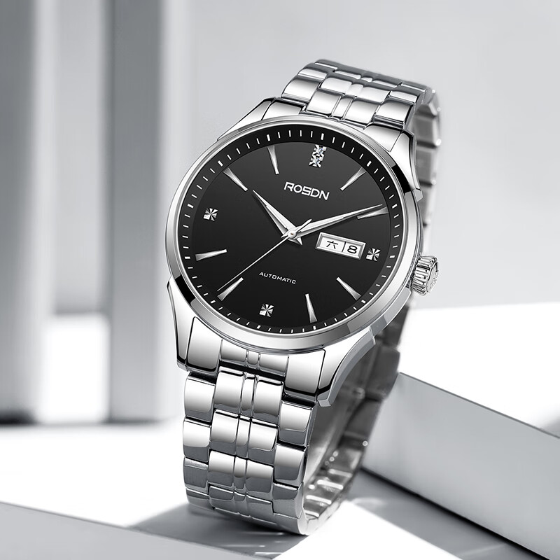 劳士顿  简约全自动机械手表男士款G2168S-TAB