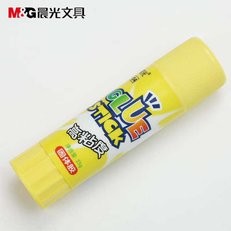 晨光(M&G)文具25g高粘度固体胶PVP学生手工固体黏胶快干耐用胶棒办公用品MG7104 6个装 【高粘度胶棒-25g】6支