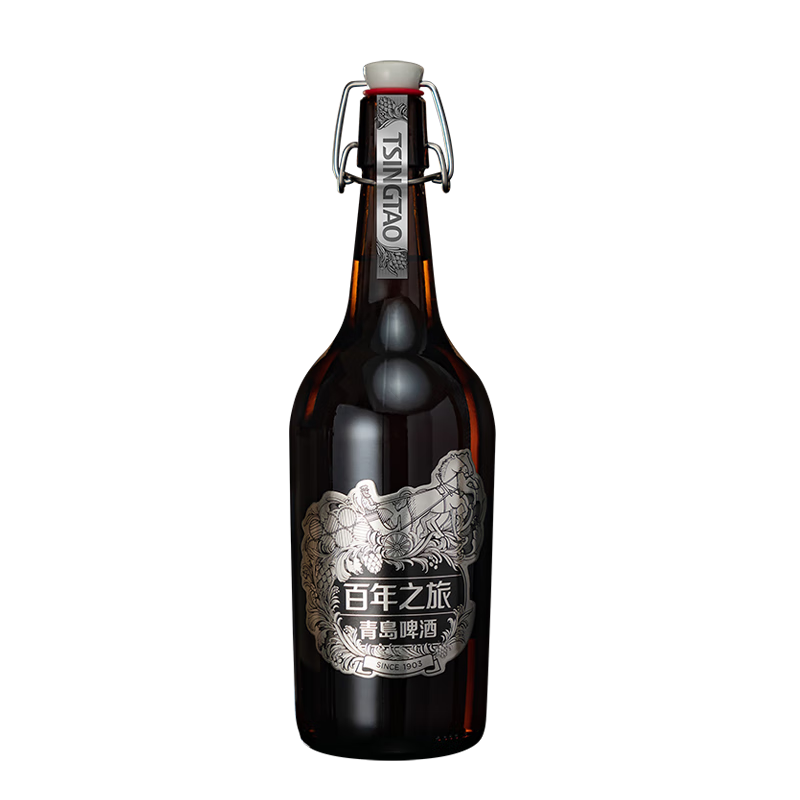 青岛啤酒（TSINGTAO）百年之旅 815mL 1瓶 礼盒装 