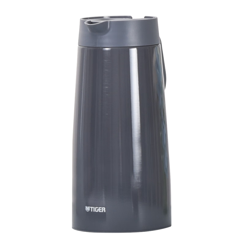 虎牌（TIGER）保温壶便携式热水瓶PWO-A20C不锈钢水瓶 2.0L 深灰