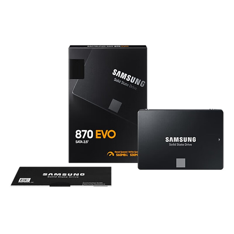 三星870 EVO固态硬盘SSD SATA 3.0接口 读速高达560MB/s 870 EVO 1T