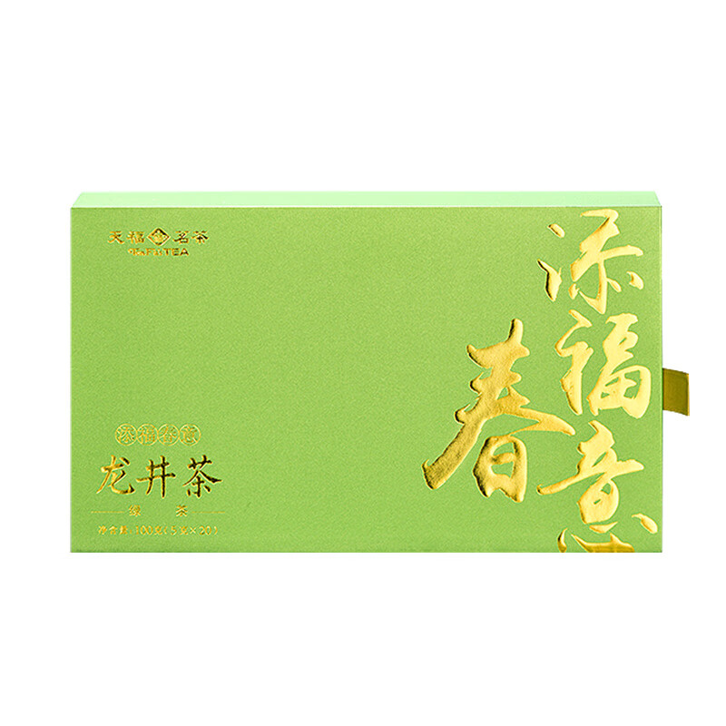 天福茗茶龙井添福春意龙井绿茶特级100g盒装品鉴装茶叶2025春茶年货送礼 【推荐茶礼】添福春意龙井100g