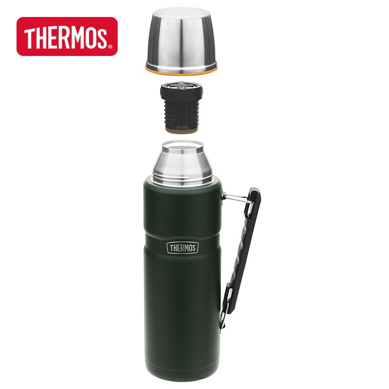 膳魔师（THERMOS）保温壶1200毫升316钢内胆男女旅行大容量热水壶TSK2-1200S NVB