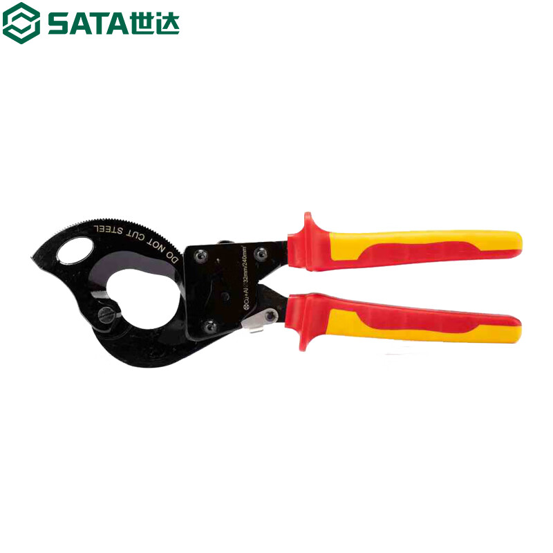 世达 SATA 93113 VDE绝缘棘轮电缆剪240MM2 93113