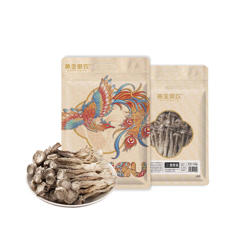 黄金果农  鹿茸菇125g