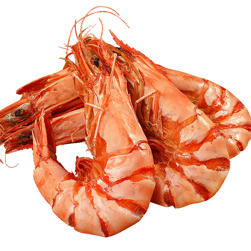 缤鲜 国产 即食大虾干烤九节虾干1斤【约60-76只】-源头直发A2 500g【约60-76只】