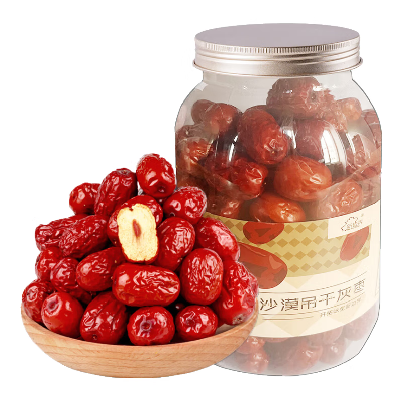 新边界（new boundaries）新疆沙漠灰枣500g 新疆特产小红枣蜜枣枣子大枣蜜饯果干包粽子 新疆沙漠灰枣500g