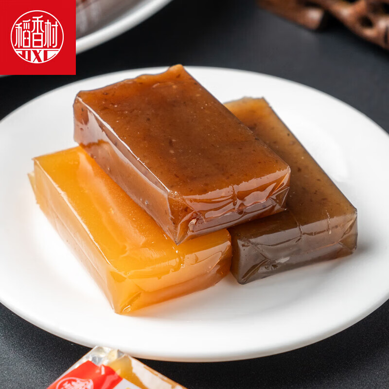稻香村食品 休闲零食小吃特产美食糕点 口味混装羊羹500g/袋 2袋起售