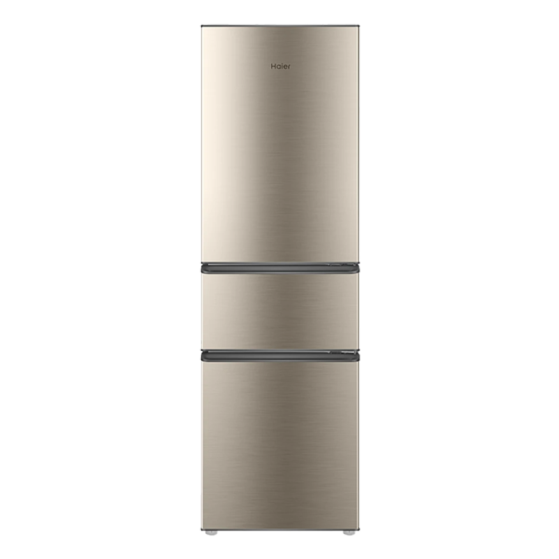 海尔（Haier） BCD-219LHC3E0YH 219升 二级能效 直冷定频 纤巧时尚中门007软冷冻 三开门电冰箱 