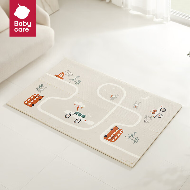babycare宝宝爬行垫拼接加厚家用婴儿考纳斯城镇58×58×2.0cm-6片装 考纳斯城镇6片×58×58×2cm