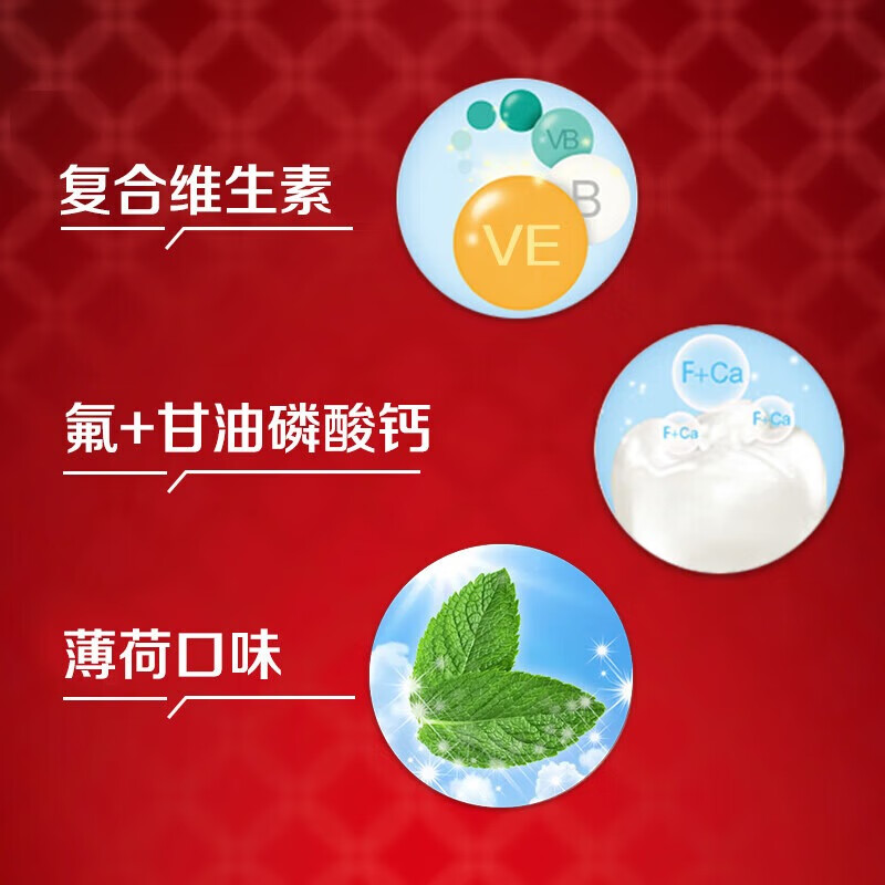 中华 牙膏多效护龈 清新薄荷130gx6支 多效护理 强健牙釉质成人牙膏